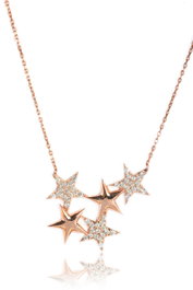 Heliophilia Silver Collar de Plata de Ley 925 en Oro Rosa y Plata KL - 0190